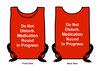 Washable Red Tabards