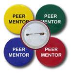 Peer Mentor Pin Badges 45mm