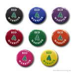 50mm Eco Warrior Pin Badges
