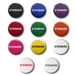 Steward Button Badge 50mm