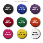 31mm Peer Mentor Pin Badges