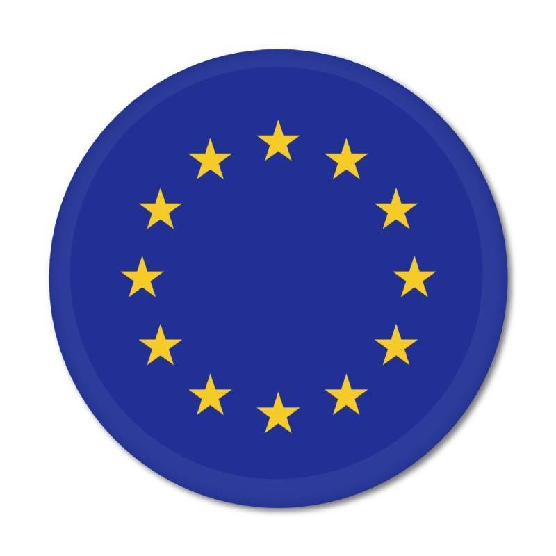Ehrennadel Knopf Abzeichen Button Badge UK-EU-Flagge Muster 1stk 