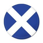 Button Badge Flag Of Scotland