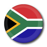 South African Flag Pin Badge