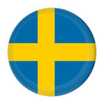 Button Badge Flag Of Sweden