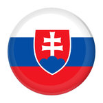 Slovakian Flag Button Badge