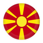 North Macedonia Flag Badge