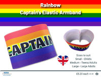 Read entire post: Elastic Rainbow Captain Armbands UK Made