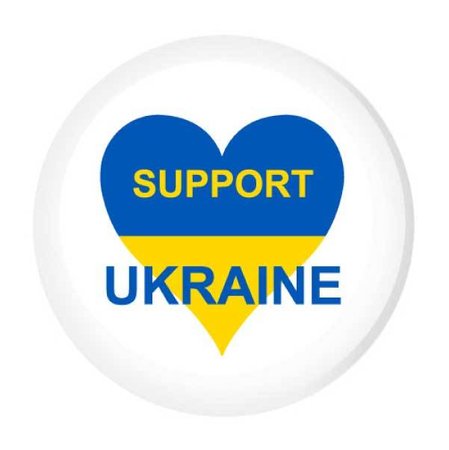 50mm button badges printed with a countries flag. Support Ukraine plus heart motif.\\n\\n09/12/2022 11:43